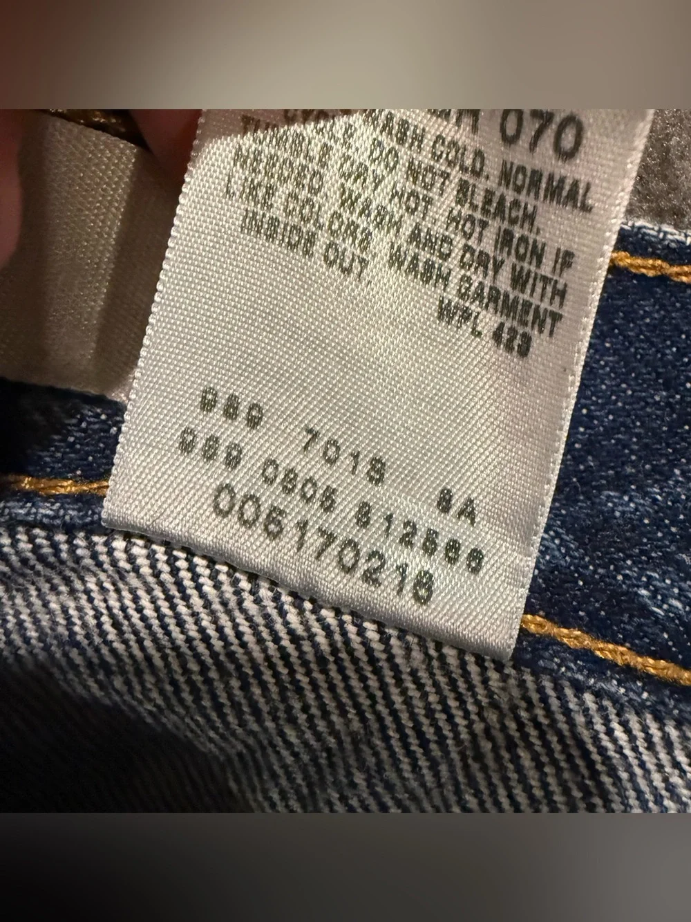Levis 517 Bootcut Jeans Mens 34x36 Tall Blue Cotton Faded Wash Western Cowboy